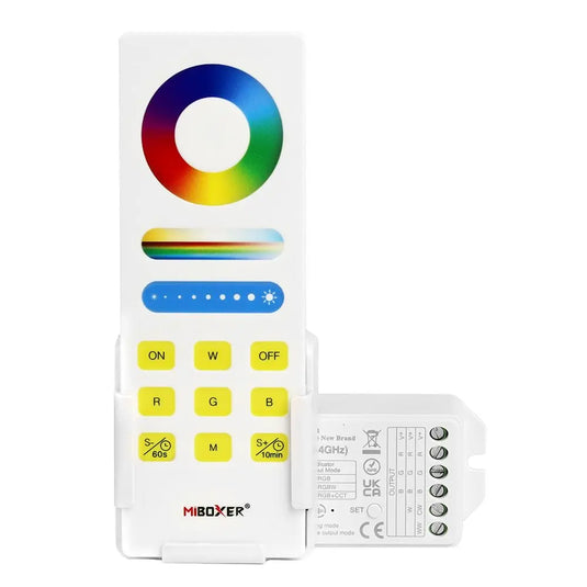 RGB + CCT Strip Light Remote Control close up