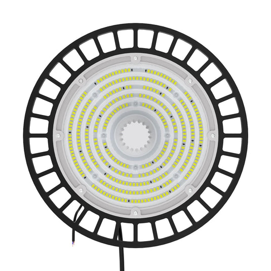 Top view of the 200w LED high bay