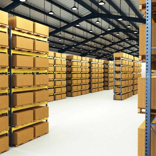 200w LED UFO High Bay Light, 0-10v Bright warehouse view