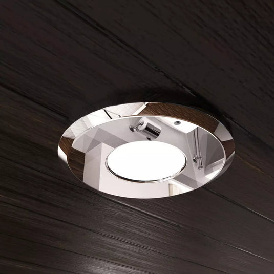 IP65, Polished Chrome GU10 Downlight ceiling setting