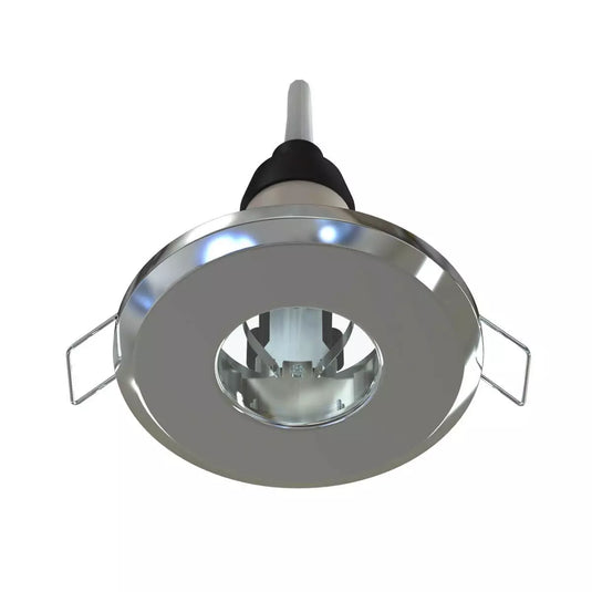 IP65, Polished Chrome GU10 Downlight inside no bulb