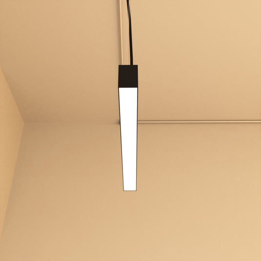 5FT (150cm) LED Linear Light CCT Selectable, Surface or Suspended Mount, Black Finish