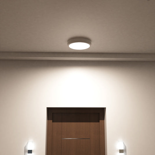 Mounted Polo bulkhead in natural white, mid shot