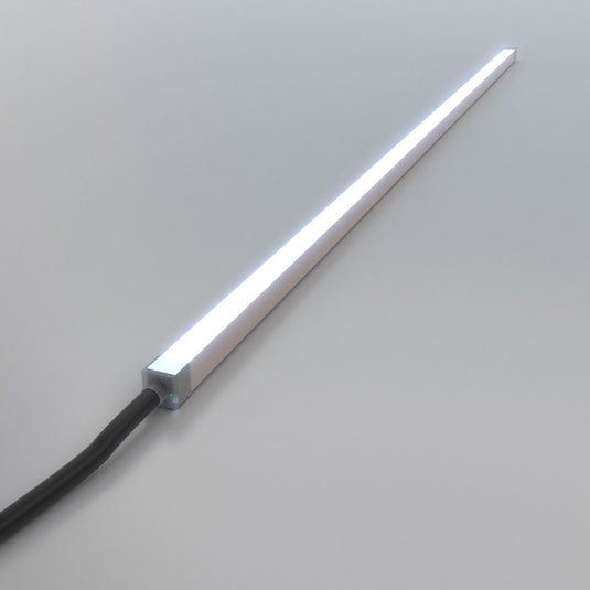 Full view of the neon flex with its cable