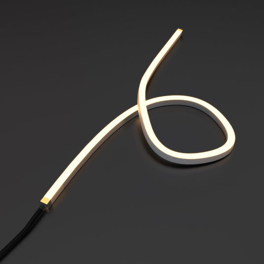 Full view of a loop of neon flex