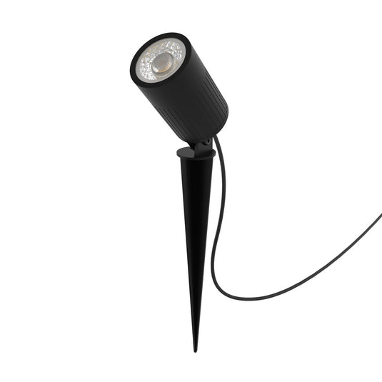 Side of a black LED spike light