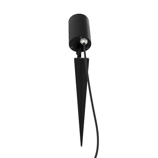 Back of a black LED spike light