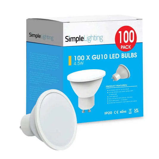 100 X 4.5w GU10 LED Bulb
