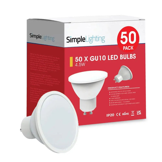50 X 4.5w GU10 LED Bulb