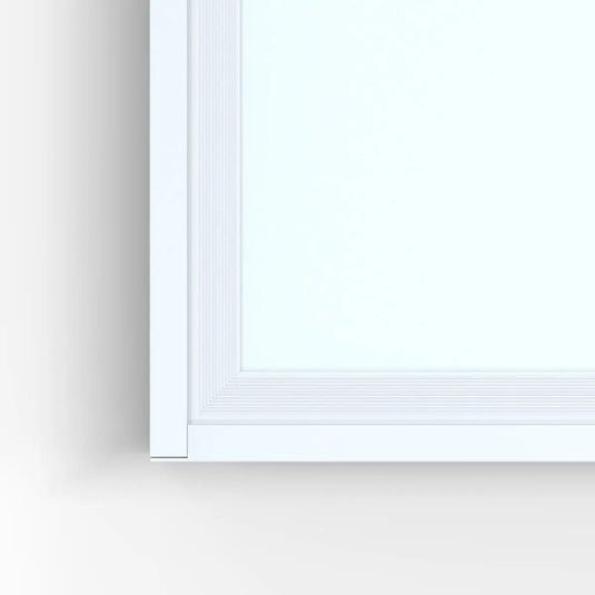 top of the edge of a 1200x300mm surface-mounted CCT LED panel