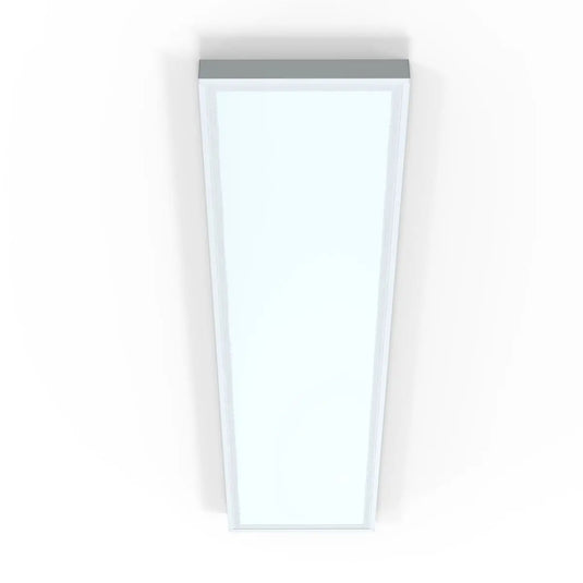 1200 x 300mm, 40w, Surface Mounted LED Panel Light, 4000K side shot full view