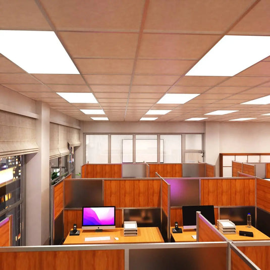 LED Panel, 1200x600mm, TP(a), Natural White LED in natural white light office setting