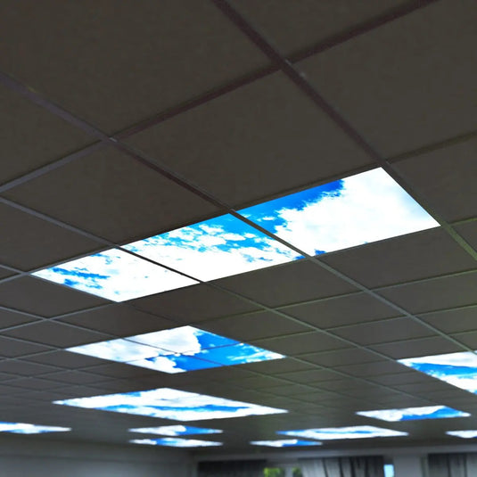 LED panels with skylight display