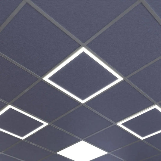 40w, Edge-Lit LED Panel Light - Cool White 6000K - showcasing brigtness like the normal LED Panel