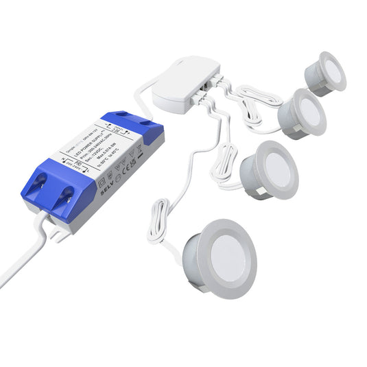 Round 30mm plinth light kit
