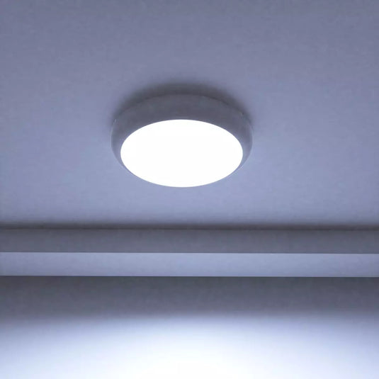15w LED Bulkhead Polo Light cool white on ceiling