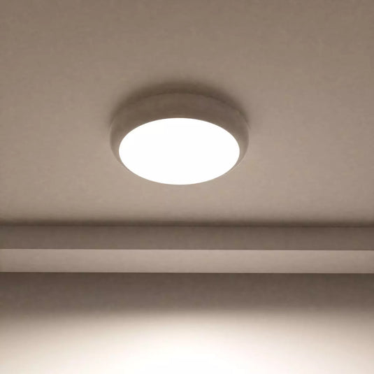 15w LED Bulkhead Polo Light natural white light on ceiling