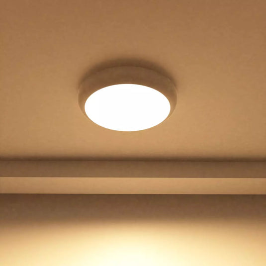 15w LED Bulkhead Polo Light warm white light on ceiling