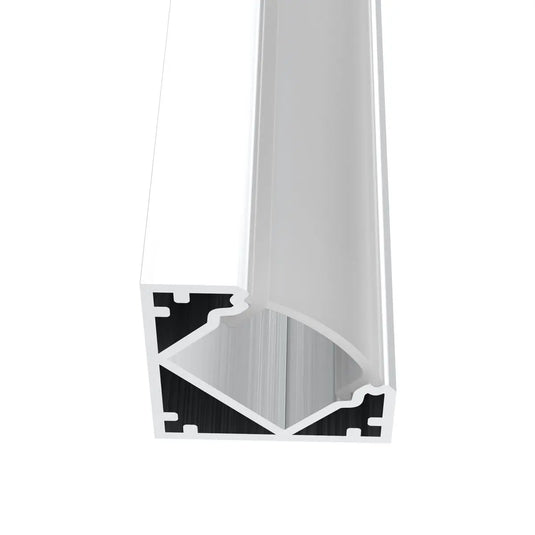 Corner Aluminium LED Profiles, 45 degrees - aerial view