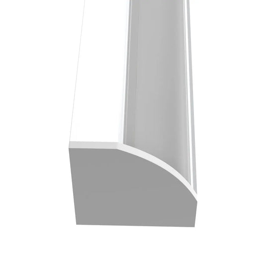 Corner Aluminium LED Profiles, 45 degrees with end caps