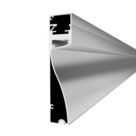 Silver skirting LED profile
