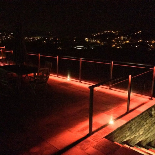 Red outdoor corner light RGB LED Strip Lights, 15w - 60 LEDs