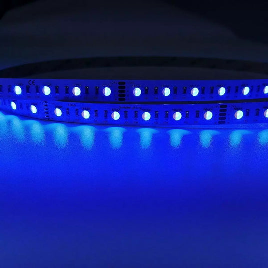 RGBW LED Strip Lights, 19.2w, 60 LEDs in Blue