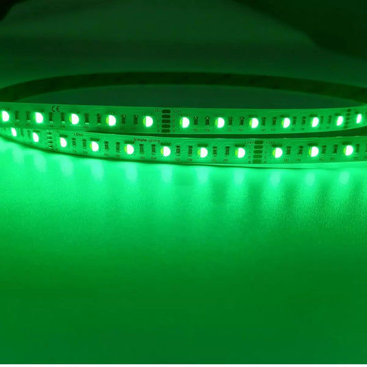 RGBW LED Strip Lights, 19.2w, 60 LEDs in Green