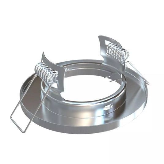 spring lock of Recessed GU10 Downlight - Brushed Chrome Finish