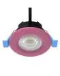 Fixed Fire Rated LED Downlight - Pink Bezel