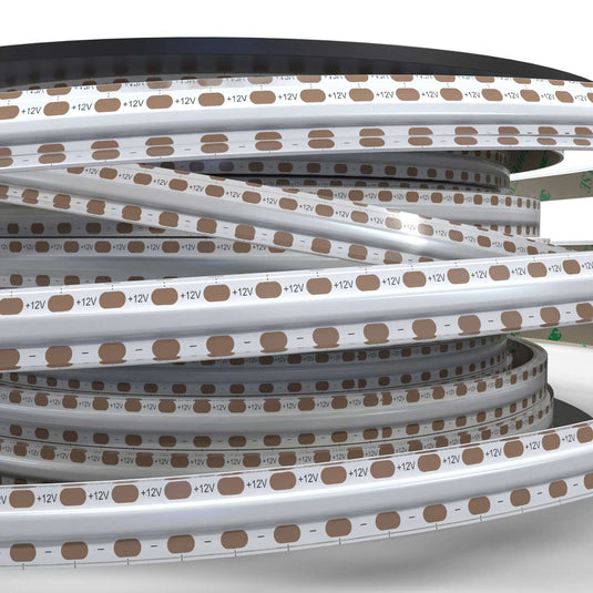 Close-up of the COB strip switched off