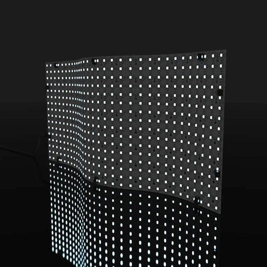 Flexible LED Sheet, 250mm x 500mm lit full view shot