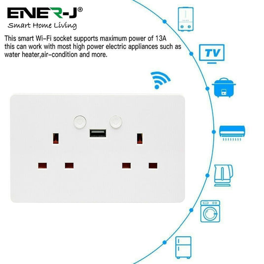 Smart double socket compatibility details