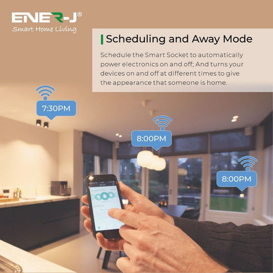 Smart plug scheduling and away mode