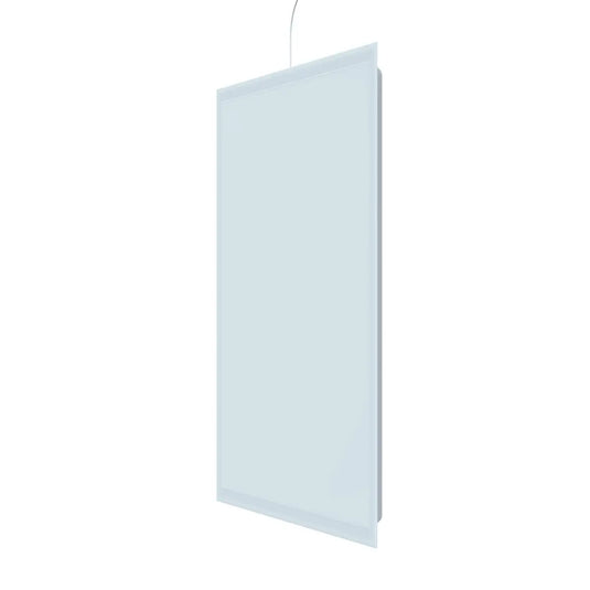 side of a 600x600mm LED panel light