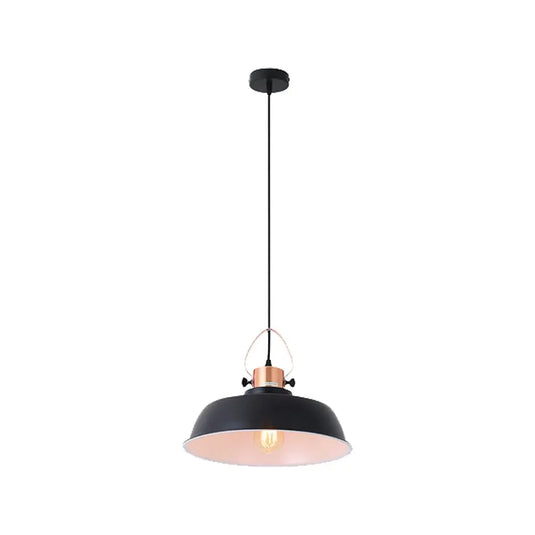 Black E27 Pendant Light, Industrial Style
