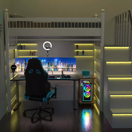 Yellow light gaming setup RGB LED Strip Lights, 15w - 60 LEDs