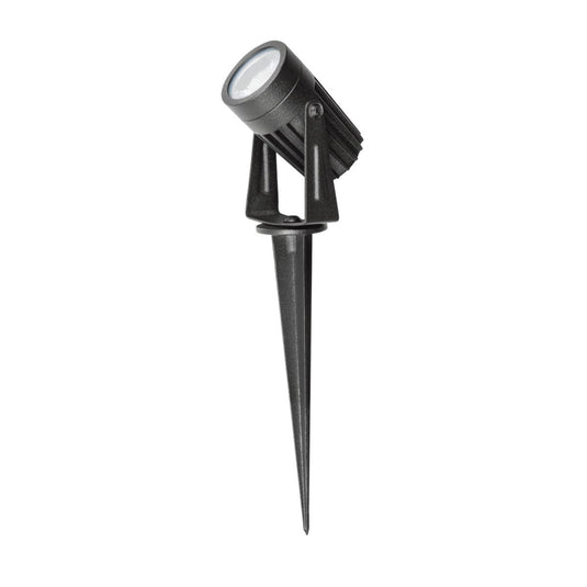 Close up of the black spike light