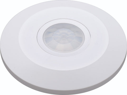 White slimline 360° ceiling PIR motion sensor