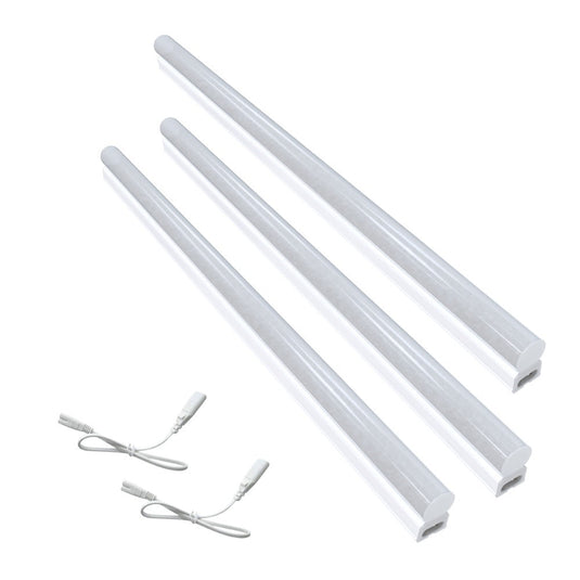 Three 575mm T5 LED under cabinet lights and two 500mm link cables