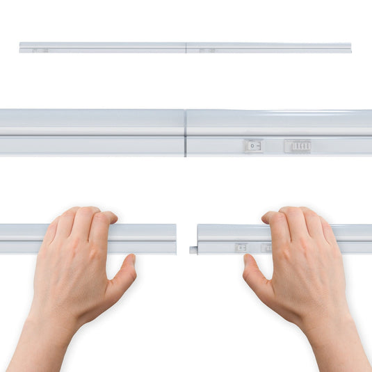 Joining two T5 lights by hand