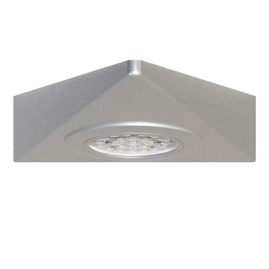 Triangle LED cabinet light from the front tip