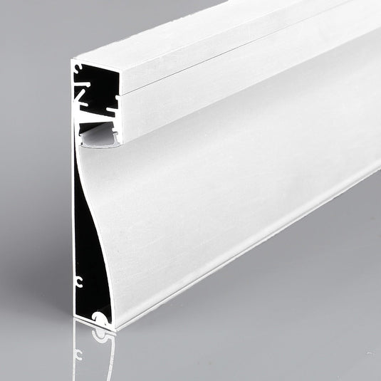 White skirting LED profile