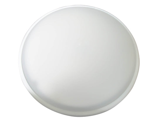 Round white LED bulkhead with microwave sensor