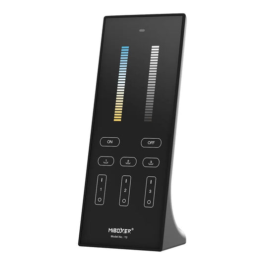 Black freestanding CCT touch remote