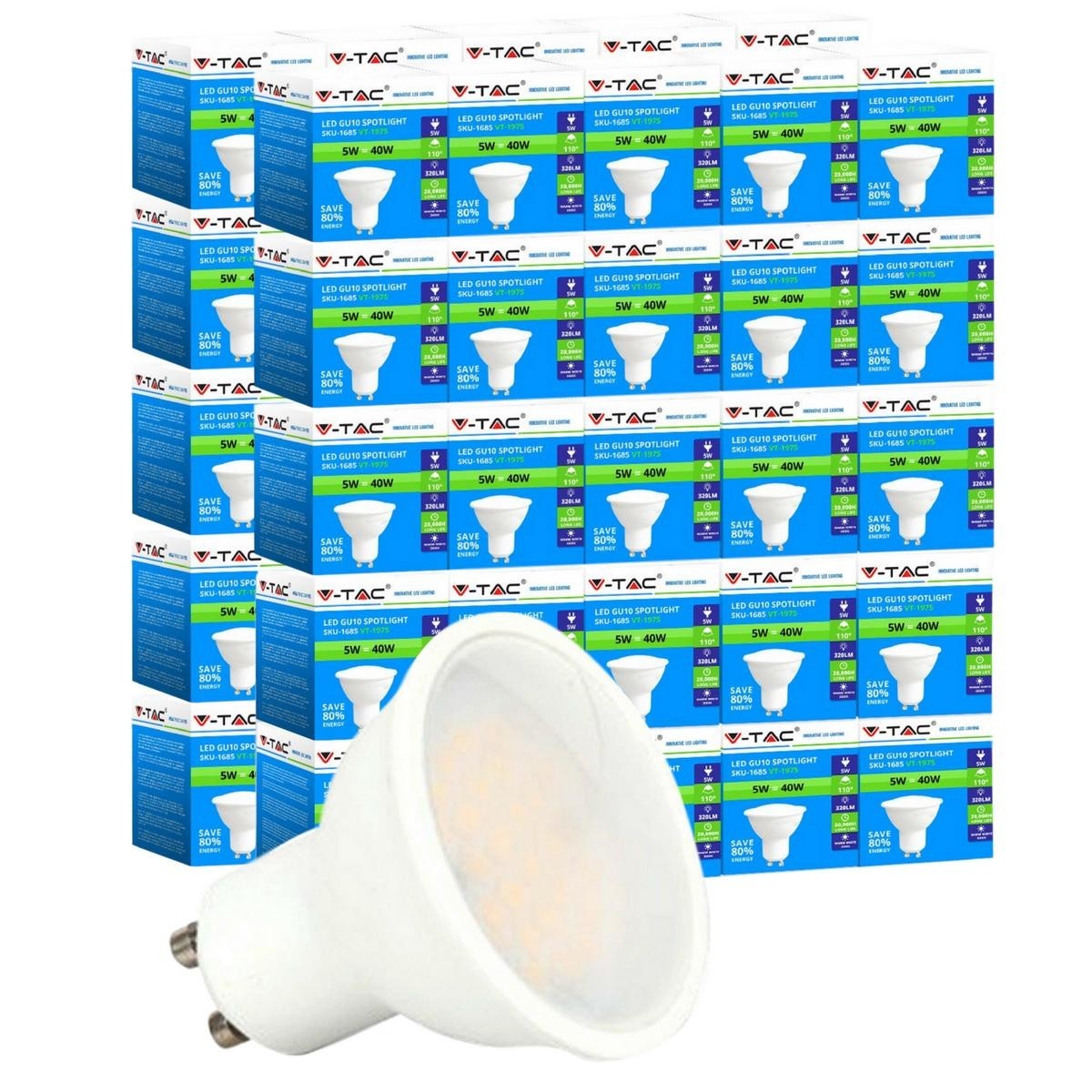V-TAC 5W GU10 LED Bulbs