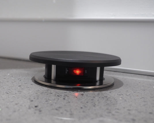 pop up electrical socket with black top