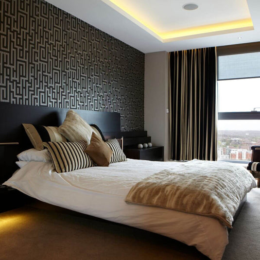 CCT LED strip light in the bedroom