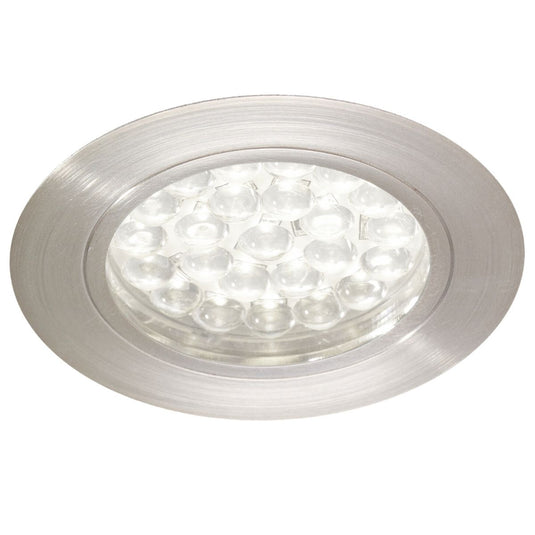 under cupboard light in brush chrome with cool white light