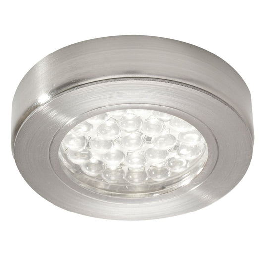 round surface-mounted under cabinet light with cool white light